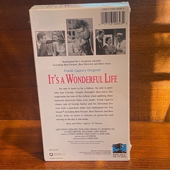 Christmas Items: Vintage Angel Bell 1996, It’s a Wonderful Life VHS, Figurine - Picture 7 of 11